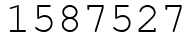 Число 1587527.