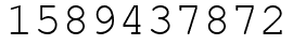 Число 1589437872.