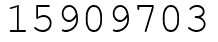 Число 15909703.