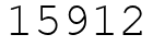 Число 15912.