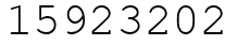 Число 15923202.