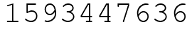 Число 1593447636.