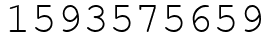 Число 1593575659.