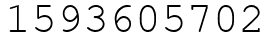 Число 1593605702.