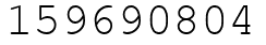 Число 159690804.