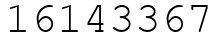 Число 16143367.