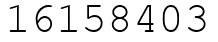 Число 16158403.