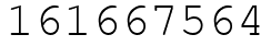 Число 161667564.
