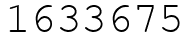 Число 1633675.