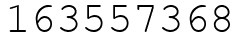 Число 163557368.