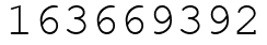 Число 163669392.