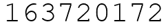 Число 163720172.