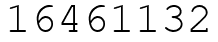 Число 16461132.