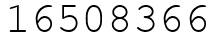 Число 16508366.