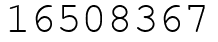 Число 16508367.