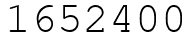Число 1652400.