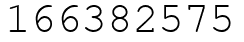 Число 166382575.