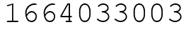 Число 1664033003.
