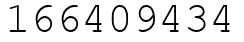 Число 166409434.