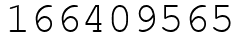 Число 166409565.