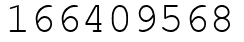 Число 166409568.