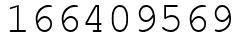 Число 166409569.