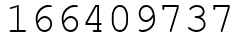 Число 166409737.