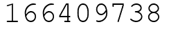 Число 166409738.