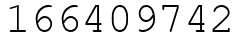 Число 166409742.