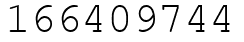 Число 166409744.