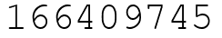 Число 166409745.