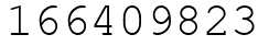 Число 166409823.