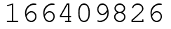 Число 166409826.