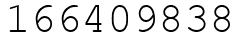 Число 166409838.