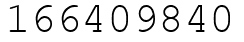 Число 166409840.