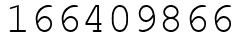 Число 166409866.