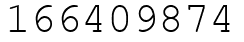Число 166409874.