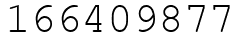 Число 166409877.