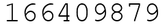 Число 166409879.