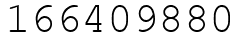 Число 166409880.