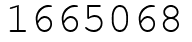Число 1665068.