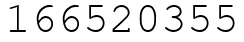 Число 166520355.