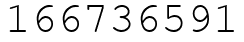 Число 166736591.