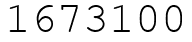 Число 1673100.