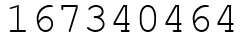 Число 167340464.