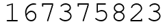 Число 167375823.