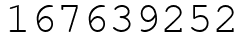 Число 167639252.