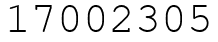 Число 17002305.