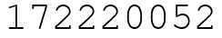 Число 172220052.