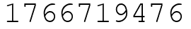 Число 1766719476.